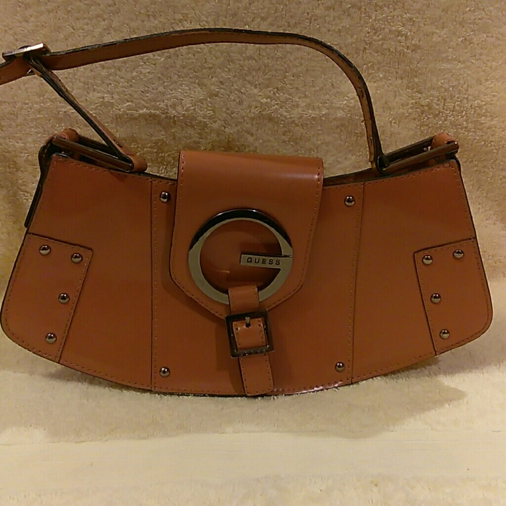 Tan guess handbag